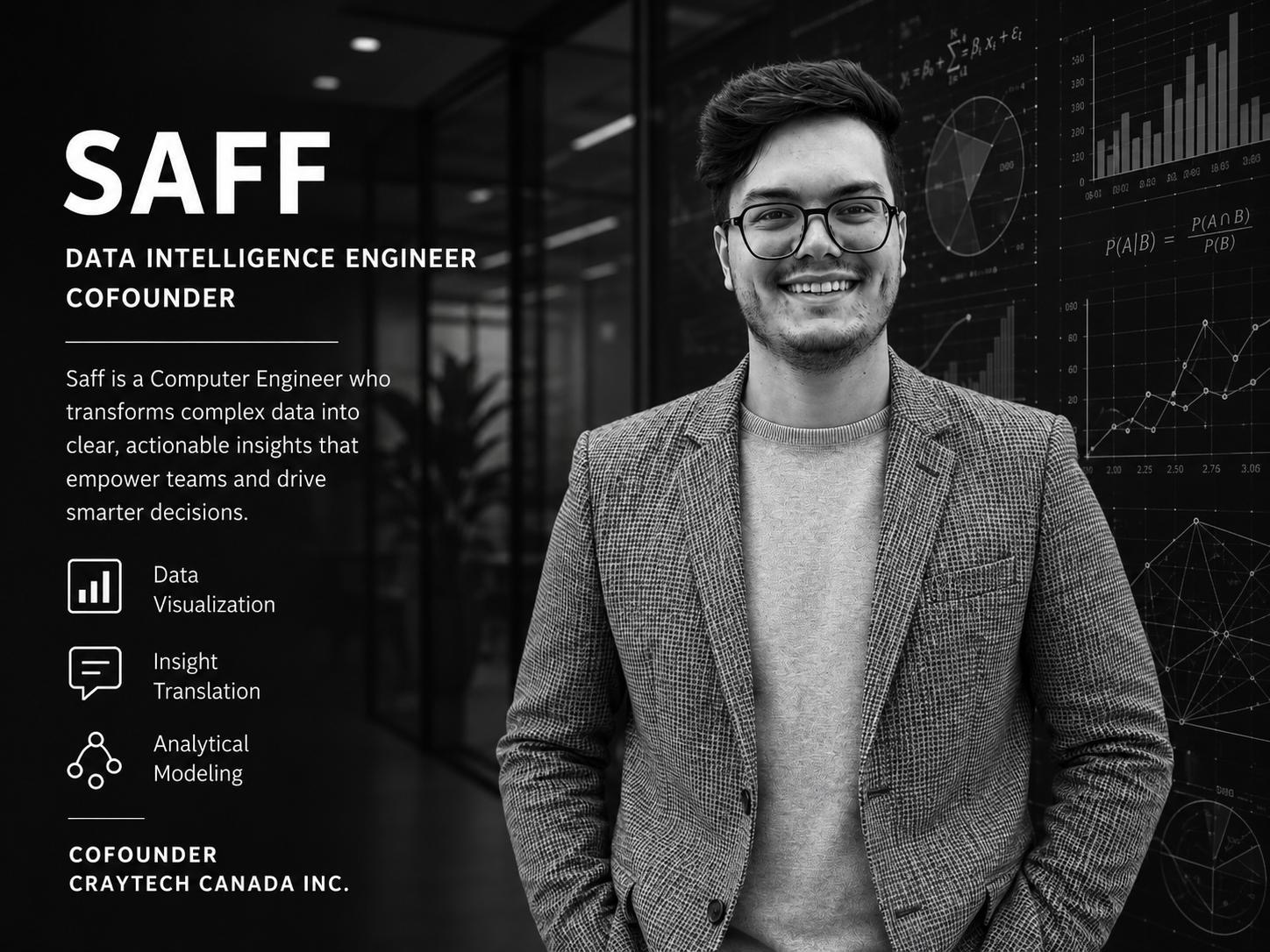 Saff — Data Intelligence Engineer · Co-Founder